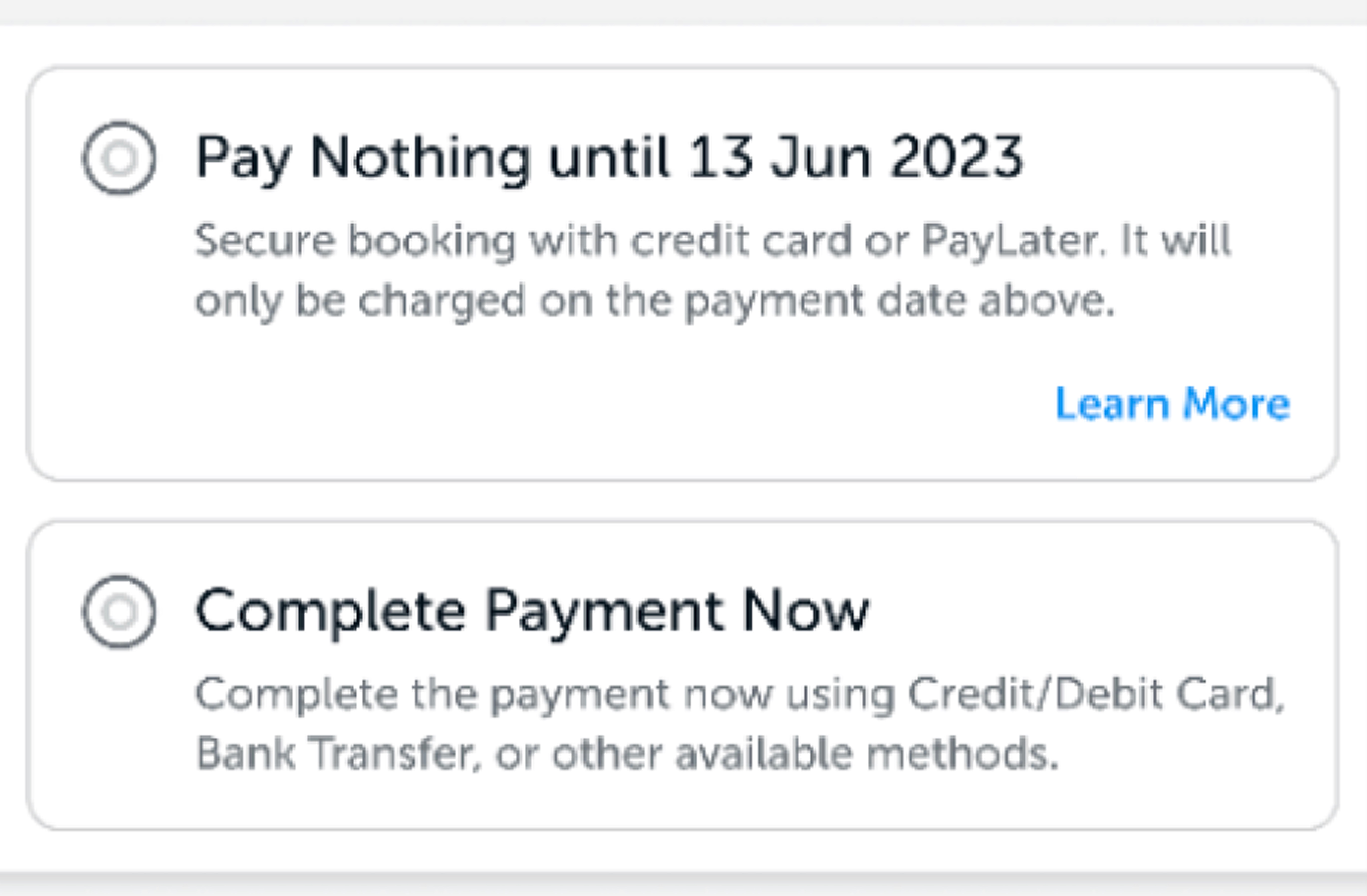 Flexible Payment