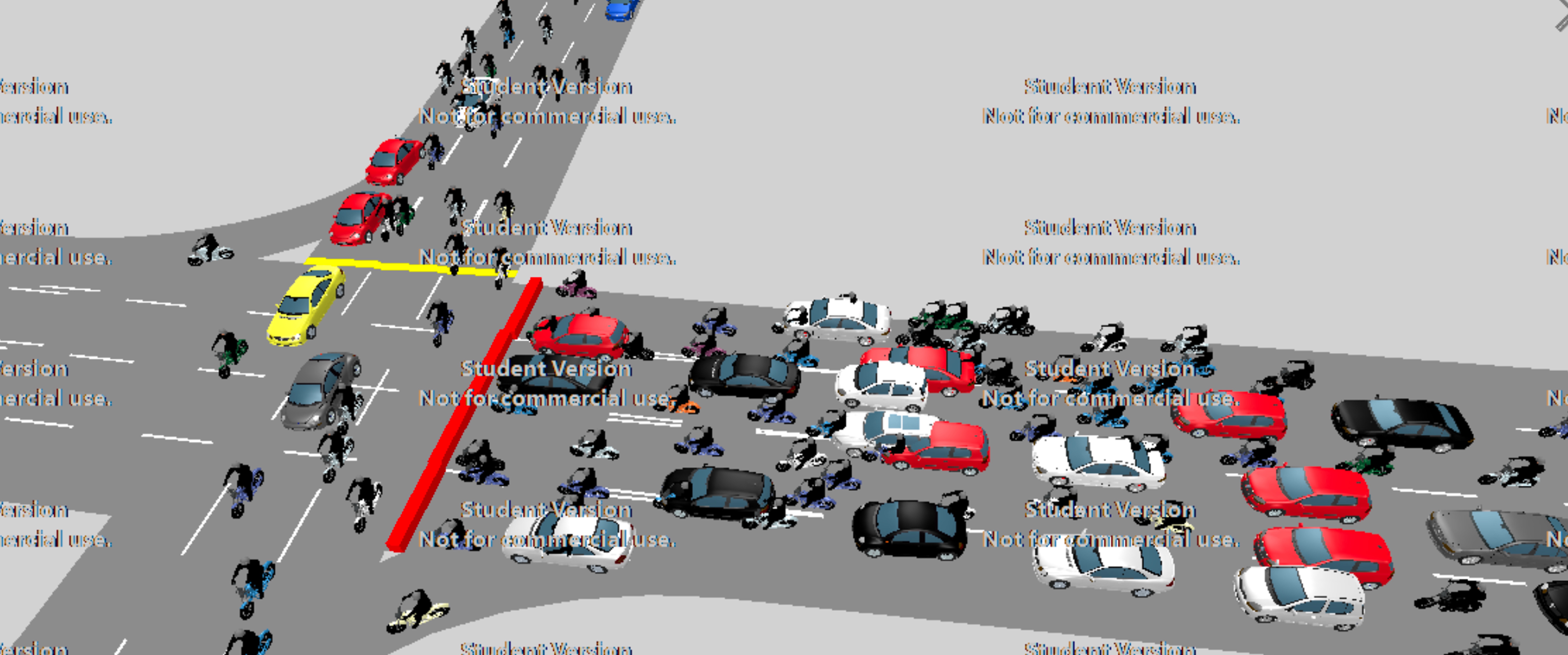 Traffic impact analysis through digital microsimulation